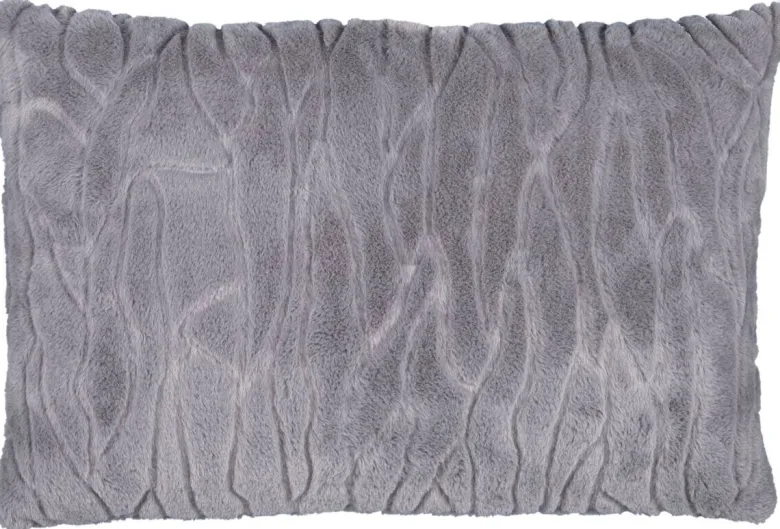Dekokissen grau Polyester B/L: ca. 60x40 cm