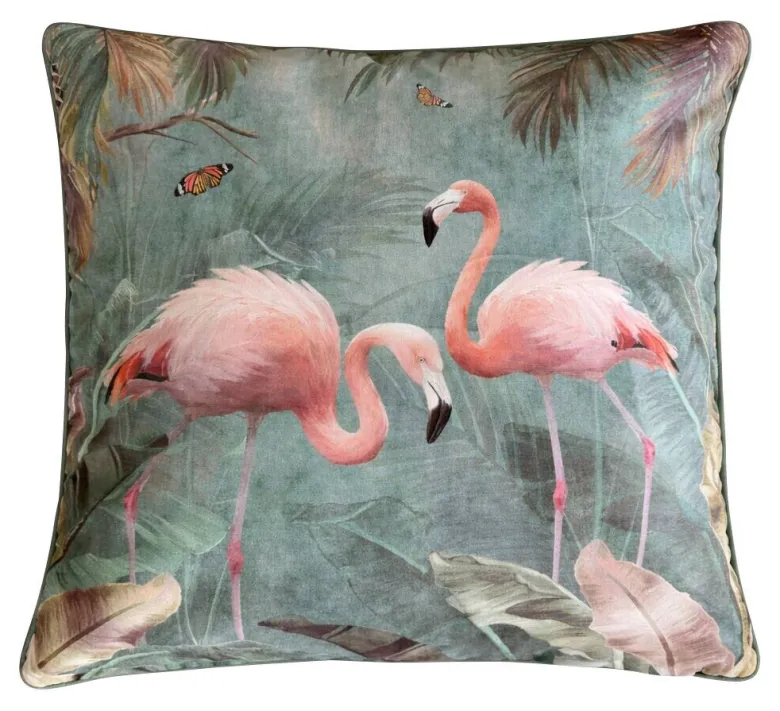 Dekokissen grün Polyester B/L: ca. 60x60 cm