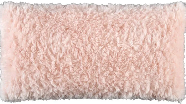 Dekokissen puderrosa Polyester B/L: ca. 70x35 cm