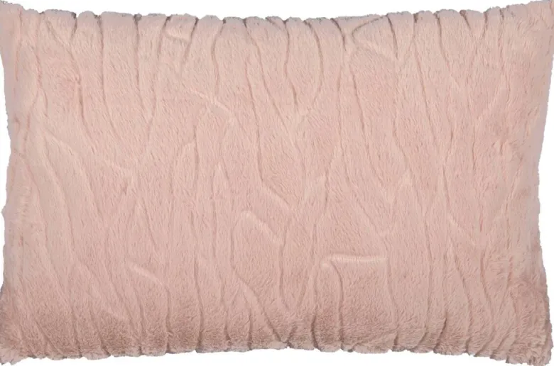Dekokissen rosé Polyester B/L: ca. 60x40 cm
