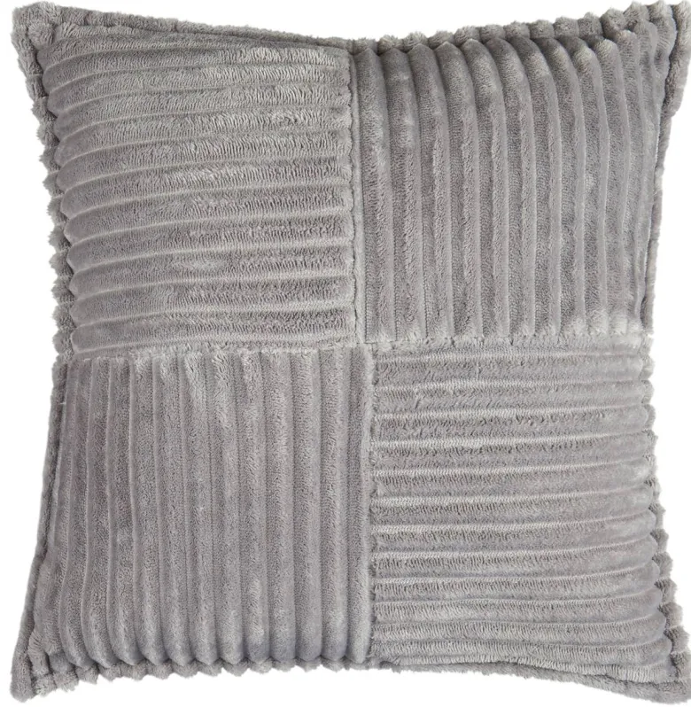 Dekokissen silber Polyester B/L: ca. 45x45 cm