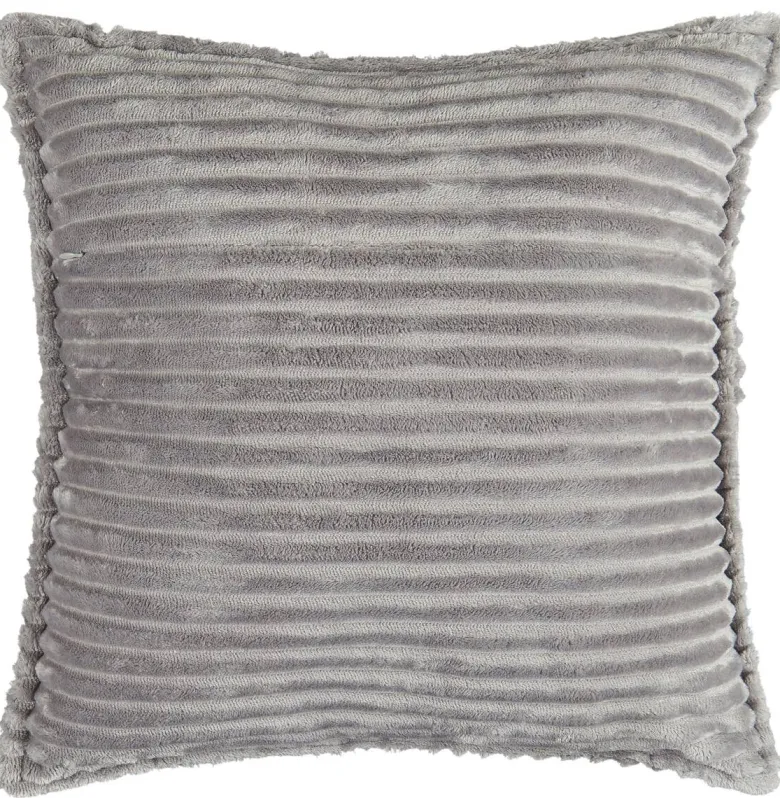 Dekokissen silber Polyester B/L: ca. 45x45 cm
