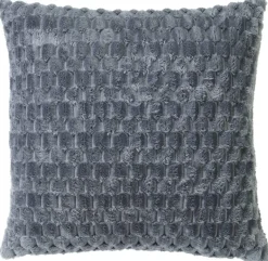 Dekokissen Wabe anthrazit Polyester B/L: ca. 45x45 cm