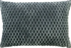 Dekokissen Wabe anthrazit Polyester B/L: ca. 70x50 cm