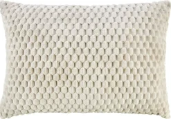 Dekokissen Wabe beige Polyester B/L: ca. 70x50 cm
