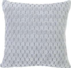 Dekokissen Wabe silber Polyester B/L: ca. 45x45 cm