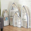 Dekorationsartikel blau Holz B/H/L: ca. 73x30x12 cm