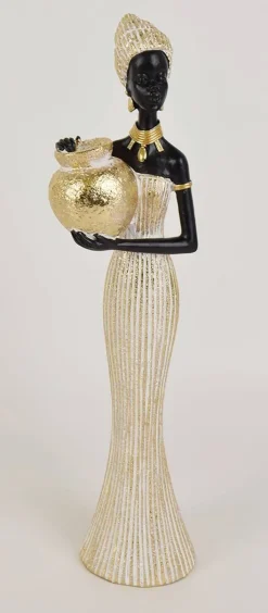 Dekorationsartikel gold Kunststoff H: ca. 30,5 cm