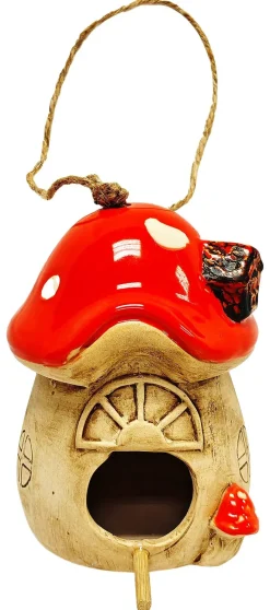 Dekorationsartikel rot Porzellan B/H/L: ca. 11x13x11 cm