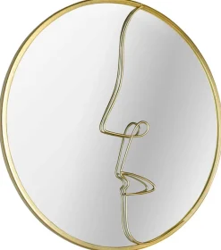Dekospiegel Gerda gold Optik D: ca. 30 cm