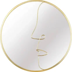 Dekospiegel Gerda gold Optik D: ca. 30 cm