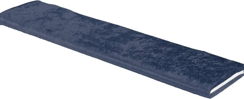 Dekostoff Pannesamt blau B: ca. 150 cm