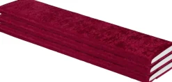 Dekostoff Pannesamt rot B: ca. 150 cm