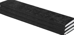 Dekostoff Pannesamt schwarz B: ca. 150 cm