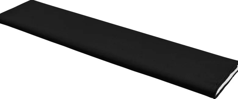 Dekostoff Satinette schwarz B: ca. 145 cm