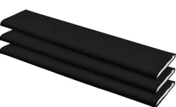 Dekostoff Satinette schwarz B: ca. 145 cm