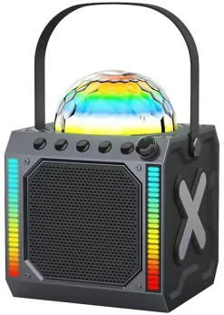 Denver Bluetooth-Party-LautsprecherBTM-618 BTM-618 schwarz B/H/T: ca. 17x22x16 cm