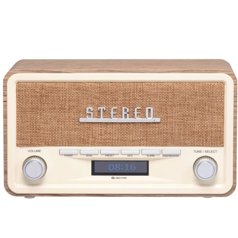 Denver DAB+ Radio DAB-18LW hellbeige