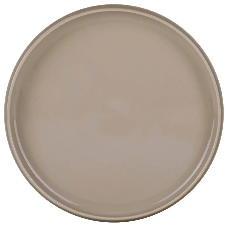 Dessertteller beige Steinzeug D: ca. 22 cm