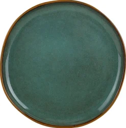 Dessertteller grün Steinzeug D: ca. 20,5 cm