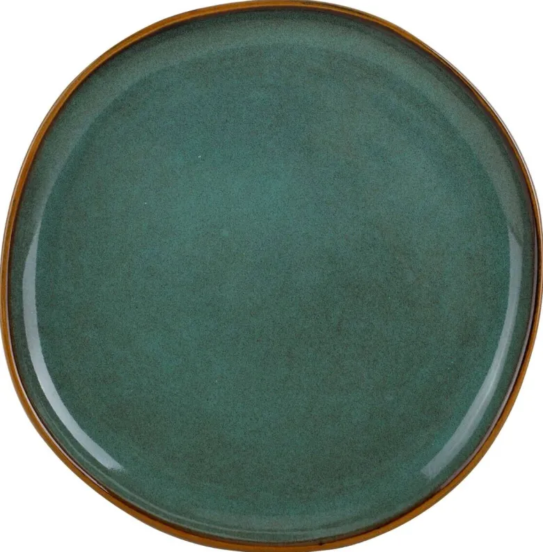 Dessertteller grün Steinzeug D: ca. 20,5 cm