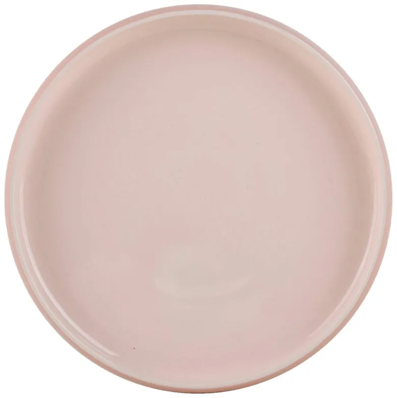 Dessertteller rosa Steinzeug D: ca. 22 cm