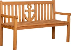 deVries Gartenbank Woodie natur Teakholz B/H/T: ca. 150x89x60 cm