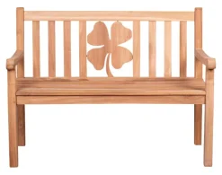 deVries Gartenbank Woodie natur Teakholz B/H/T: ca. 120x89x60 cm