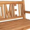 deVries Gartenbank Woodie natur Teakholz B/H/L: ca. 60x89x120 cm