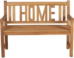 deVries Gartenbank Woodie natur Teakholz B/H/L: ca. 60x89x120 cm