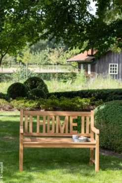 deVries Gartenbank Woodie natur Teakholz B/H/L: ca. 60x89x120 cm