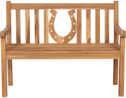 deVries Gartenbank Woodie natur Teakholz B/H/L: ca. 60x89x120 cm