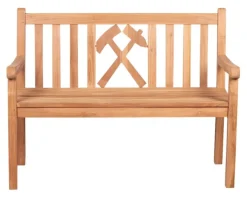 deVries Gartenbank Woodie natur Teakholz B/H/T: ca. 120x89x60 cm