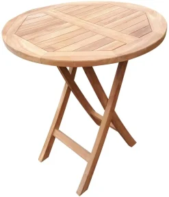 deVries Gartentisch Woodie natur Teakholz H/D: ca. 75x70 cm