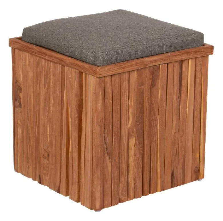 deVries Schatulle teak Teakholz B/H/L: ca. 45x50x45 cm