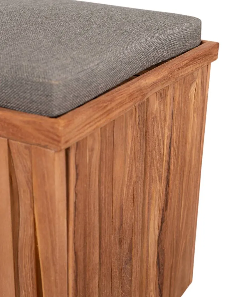 deVries Schatulle teak Teakholz B/H/L: ca. 45x50x45 cm