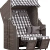 deVries Strandkorb Pure Standard natur Pinie B/H/T: ca. 120x160x80 cm