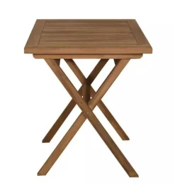 deVries Tisch Woodie natur Teakholz B/H/L: ca. 60x75x60 cm