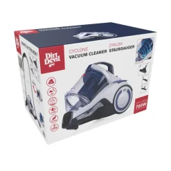 Dirt Devil Bodenstaubsauger grau rot blau B/H/L: ca. 29x36x49,5 cm