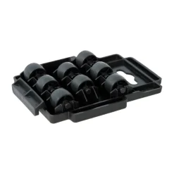 Dolly Transportroller schwarz B/H/L: ca. 10,5x2,5x14 cm