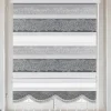 Doppelrollo Djerba silber B/L: ca. 120x160 cm