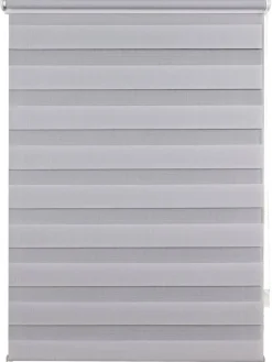 Doppelrollo Just grau B/L: ca. 70x210 cm