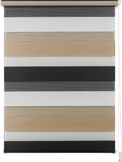 Doppelrollo Just-Triple Cappuccino B/L: ca. 90x160 cm