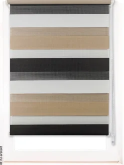 Doppelrollo Just-Triple Cappuccino B/L: ca. 60x160 cm