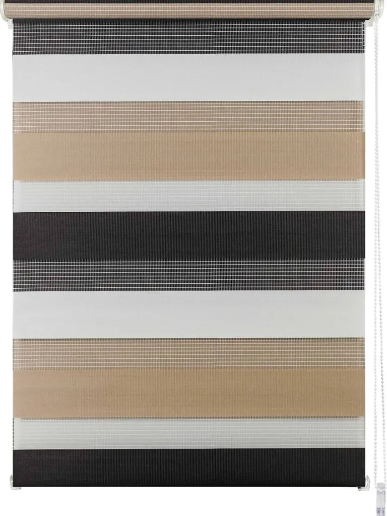 Doppelrollo Just-Triple Cappuccino B/L: ca. 60x160 cm