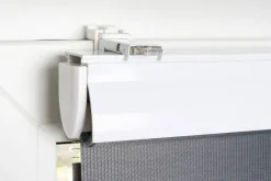 Doppelrollo mit Blende grau B/L: ca. 60x160 cm
