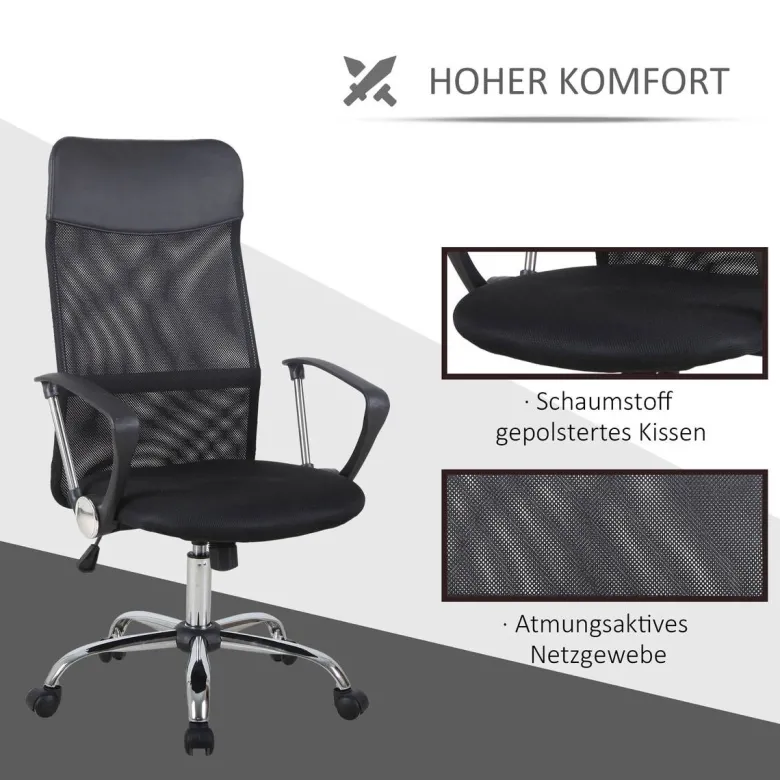 Drehstuhl A2-0093 schwarz
