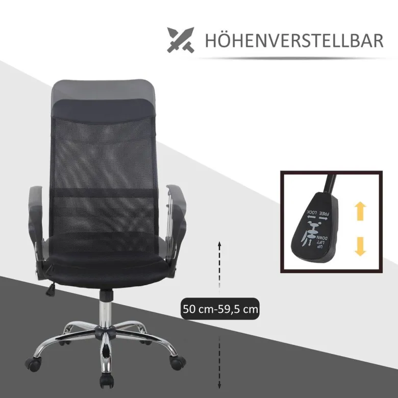 Drehstuhl A2-0093 schwarz