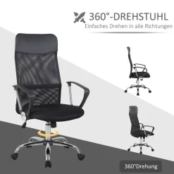Drehstuhl A2-0093 schwarz