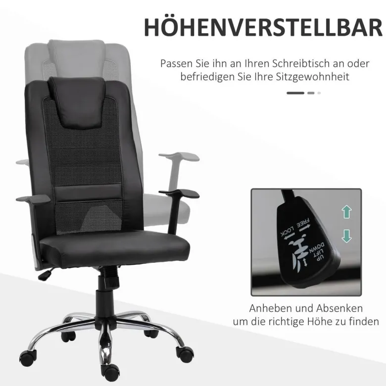 Drehstuhl 921-141BK schwarz